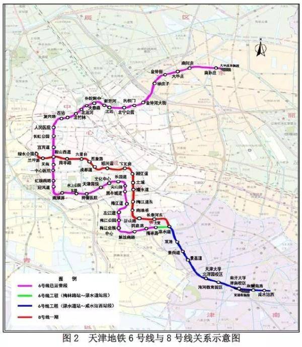 天津地铁8号线，城市交通新动脉的最新线路图解析